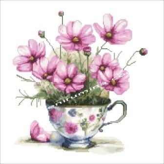 БУКЕТ В ЧАШКА