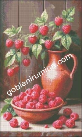 НАТЮРМОРТ С МАЛИНИ