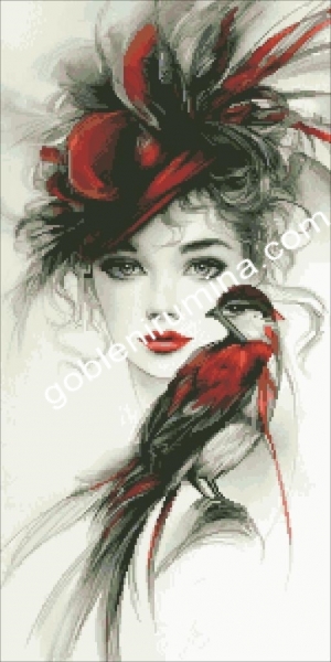 ДАМА С ПТИЦА